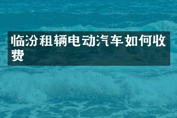 临汾租辆电动汽车如何收费
