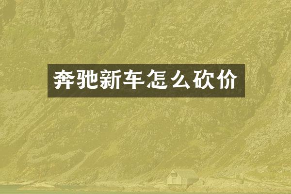 奔驰新车怎么砍价