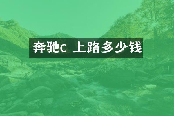 奔驰c 上路多少钱