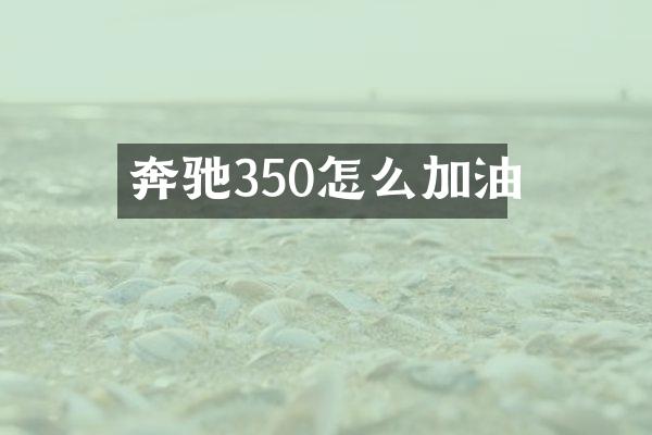 奔驰350怎么加油