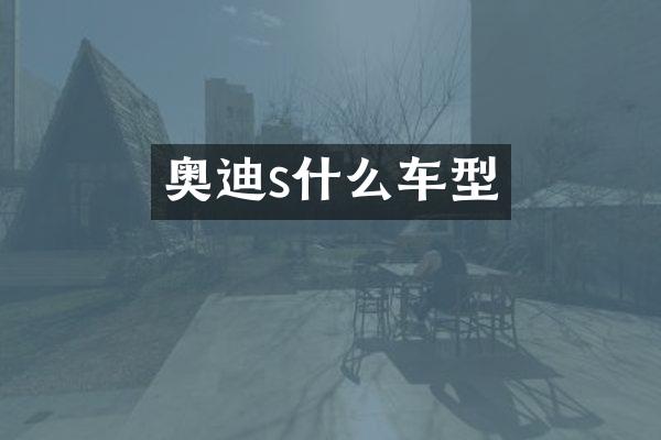 奥迪s什么车型