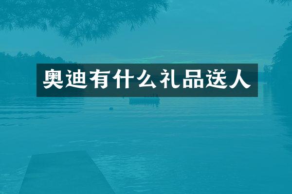 奥迪有什么礼品送人