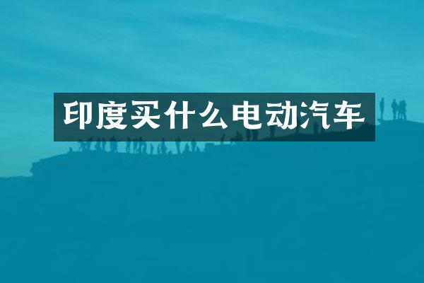 印度电动汽车