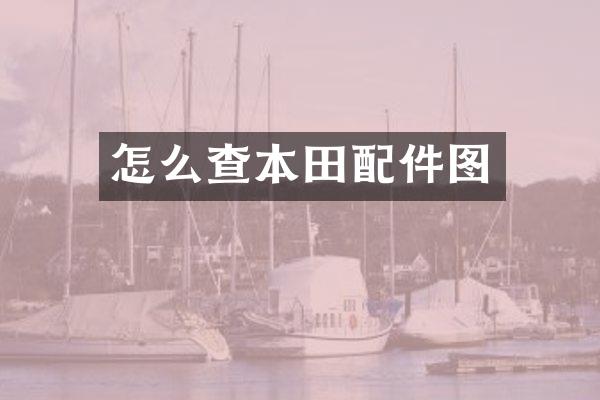 怎么查本田配件图