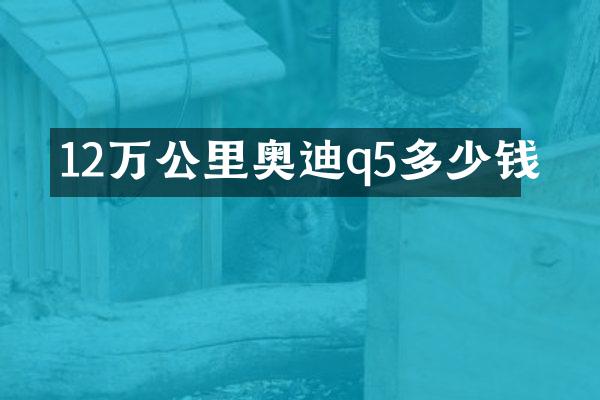 12万公里奥迪q5多少钱