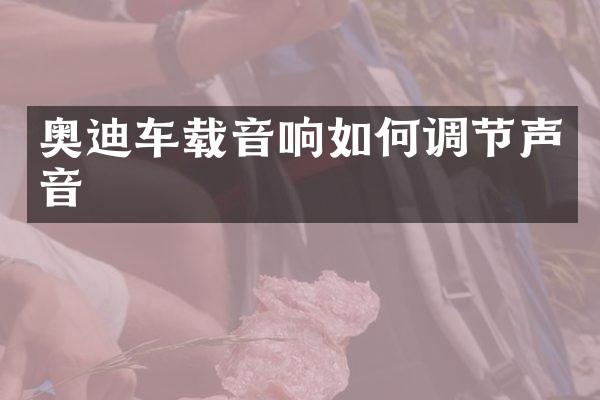 奥迪车载音响如何调节声音