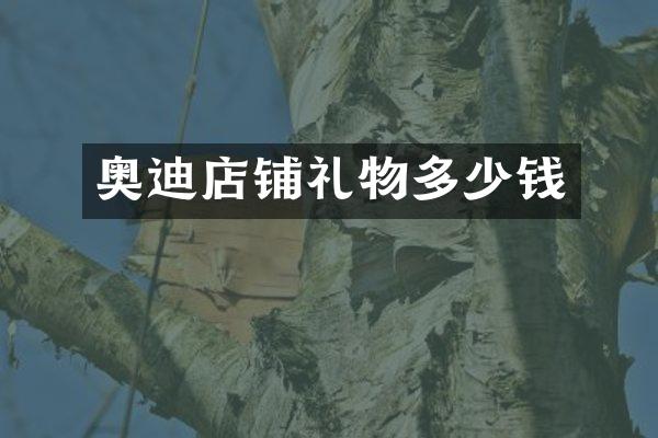 奥迪店铺礼物多少钱