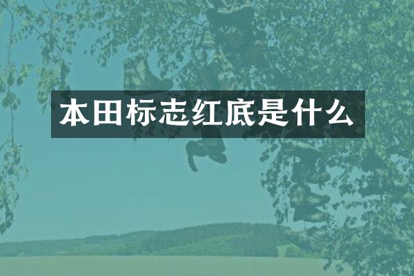 本田标志红底是什么
