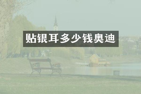 贴银耳多少钱奥迪