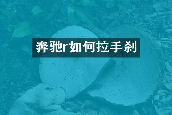 奔驰r如何拉手刹
