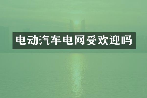 电动汽车电网受欢迎吗