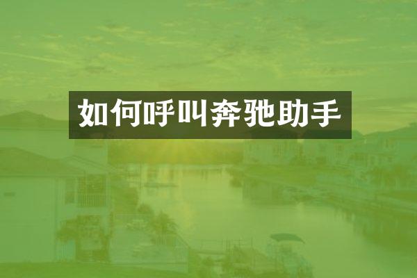 如何呼叫奔驰助手