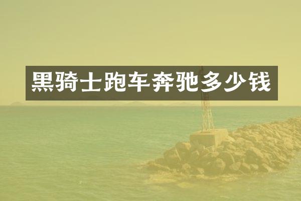 黑骑士跑车奔驰多少钱