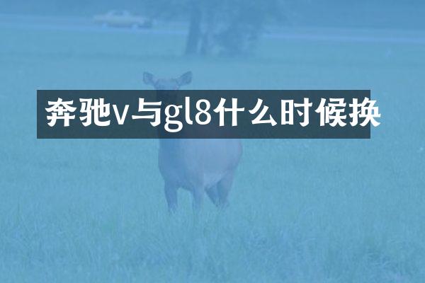 奔驰v与gl8什么时候换
