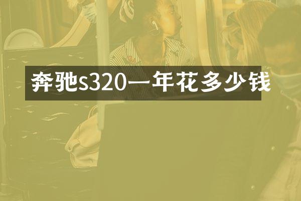 奔驰s320一年花多少钱