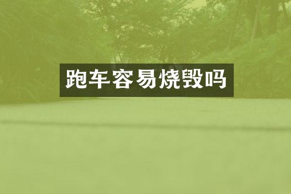 跑车容易烧毁吗