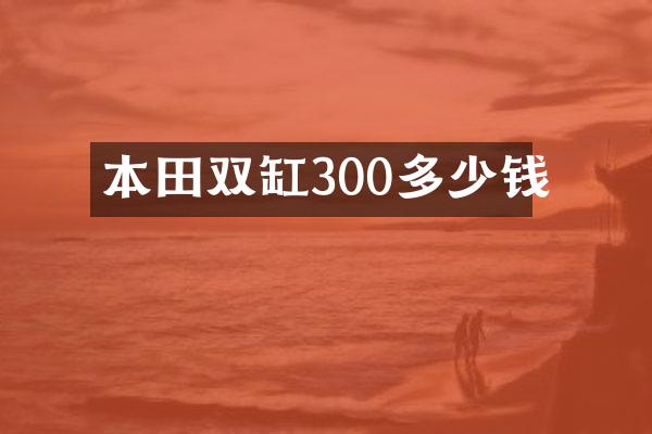 本田双缸300多少钱