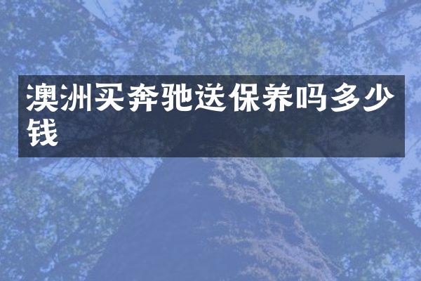 澳洲买奔驰送保养吗多少钱