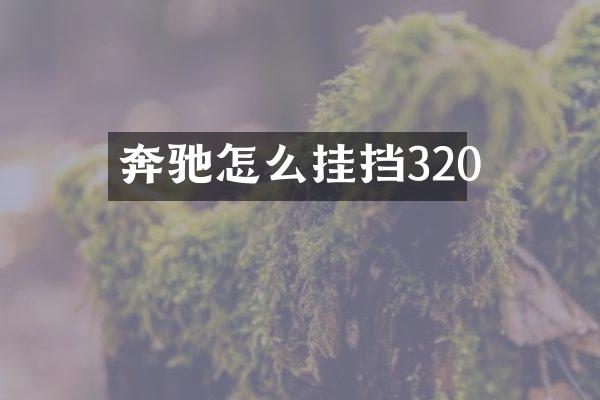 奔驰怎么挂挡320