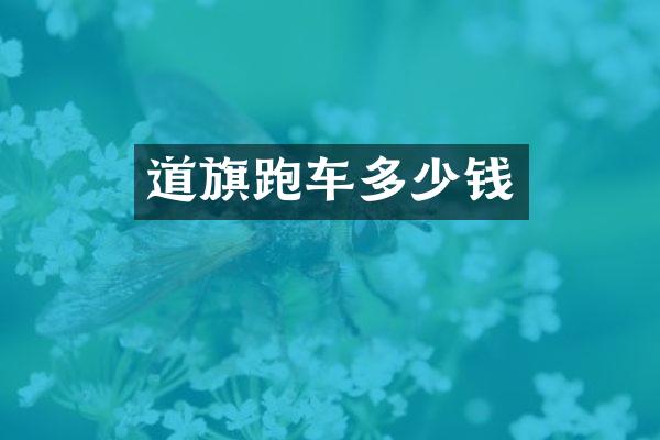 道旗跑车多少钱
