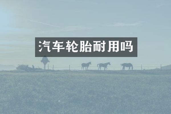 汽车轮胎耐用吗