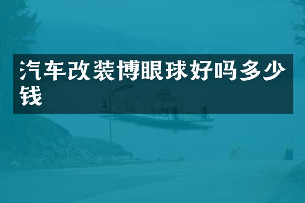 汽车改装博眼球好吗多少钱