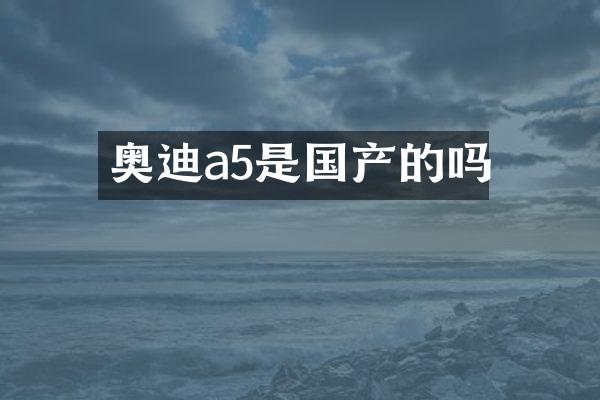 奥迪a5是国产的吗