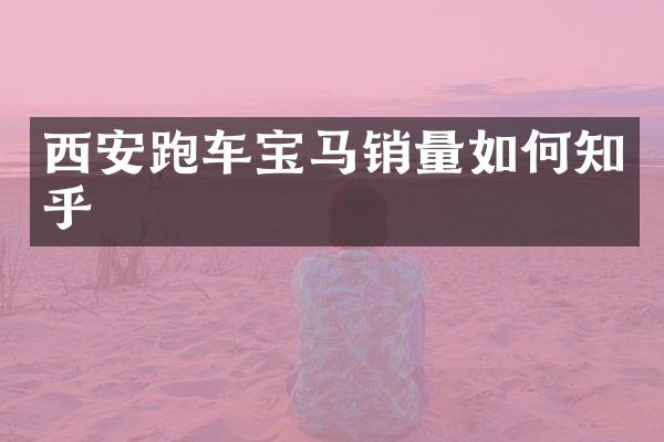 西安跑车宝马销量如何知乎