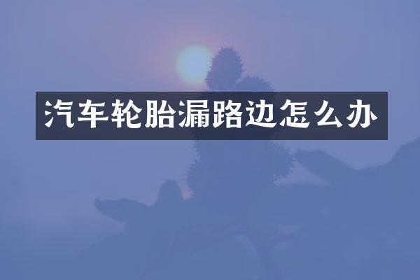 汽车轮胎漏路边怎么办