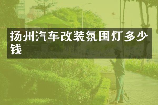 扬州汽车改装氛围灯多少钱