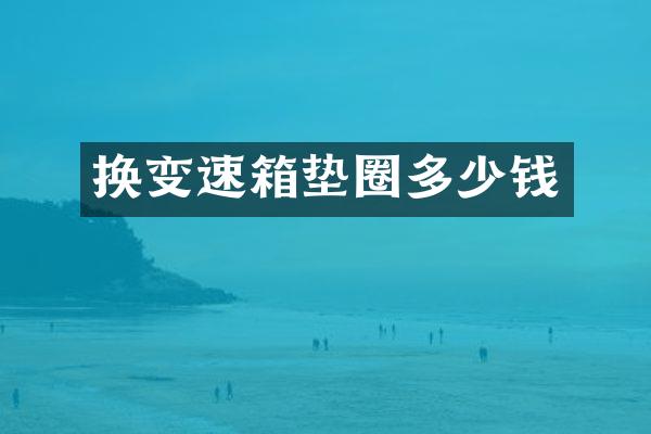 换变速箱垫圈多少钱