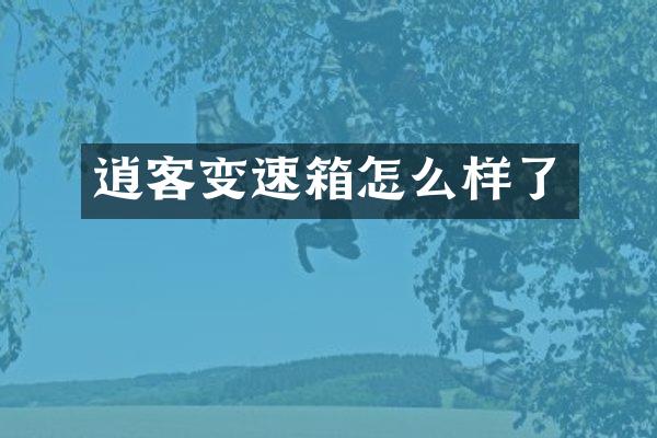 逍客变速箱怎么样了