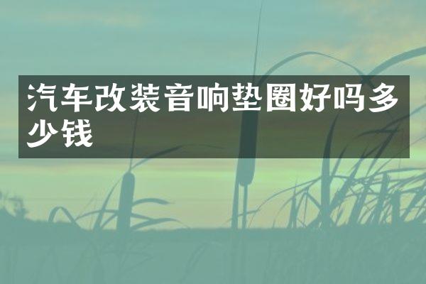 汽车改装音响垫圈好吗多少钱