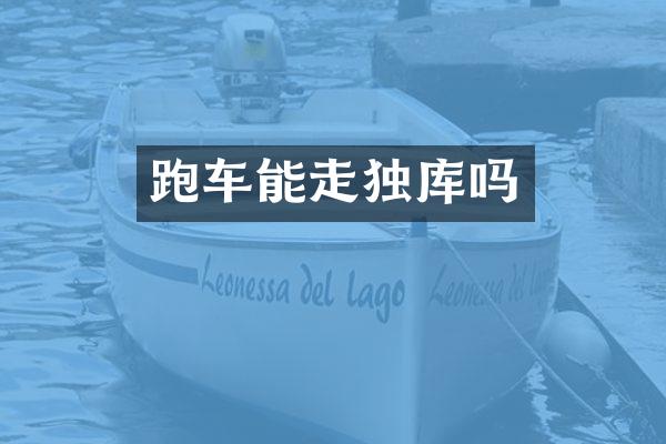 跑车能走独库吗