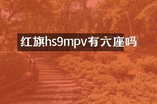 红旗hs9mpv有六座吗