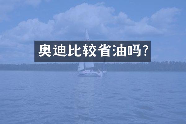 奥迪比较省油吗?