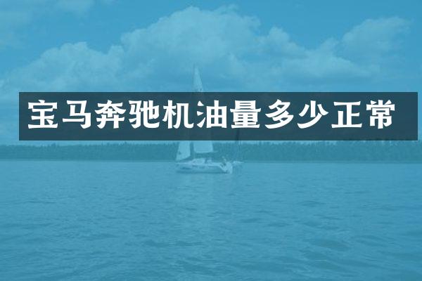 宝马奔驰机油量多少正常