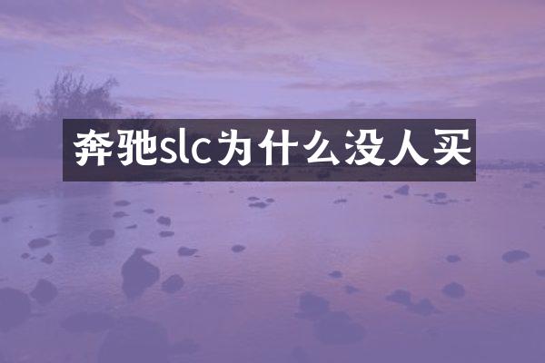 奔驰slc为什么没人买
