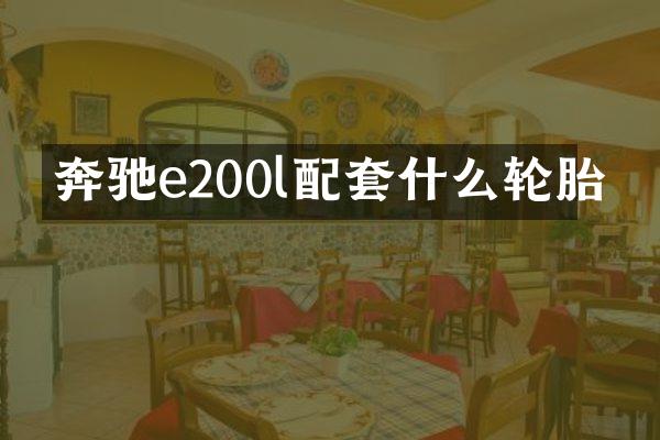 奔驰e200l配套什么轮胎