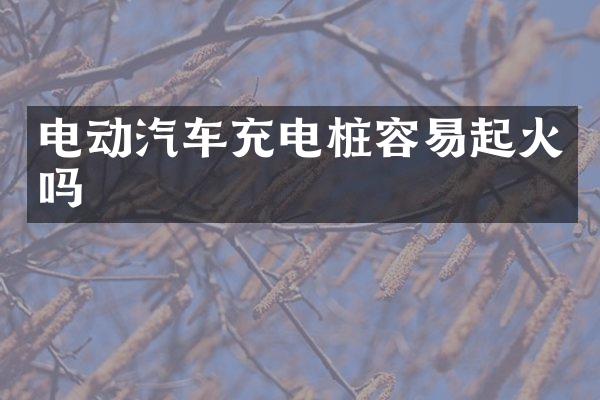 电动汽车充电桩容易起火吗