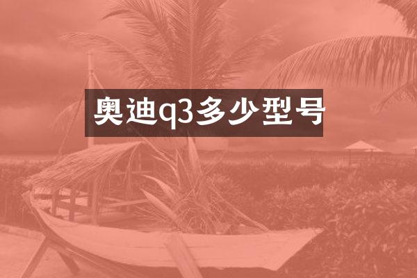 奥迪q3多少型号