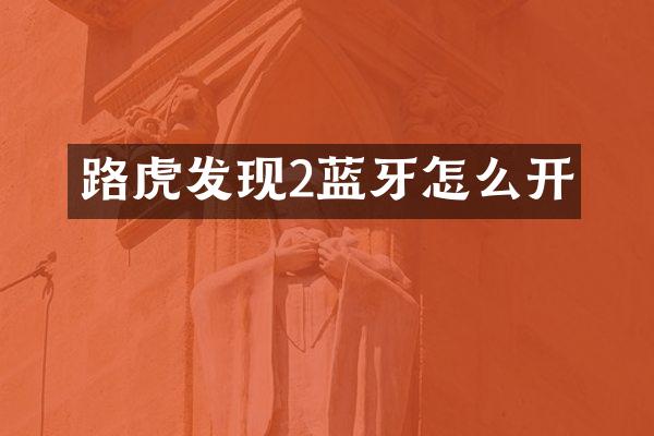 路虎发现2蓝牙怎么开