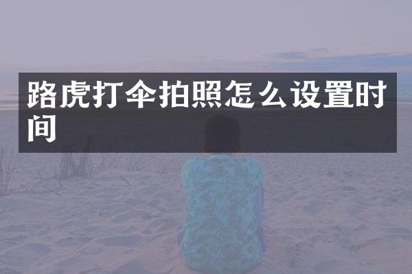 路虎打伞拍照怎么设置时间