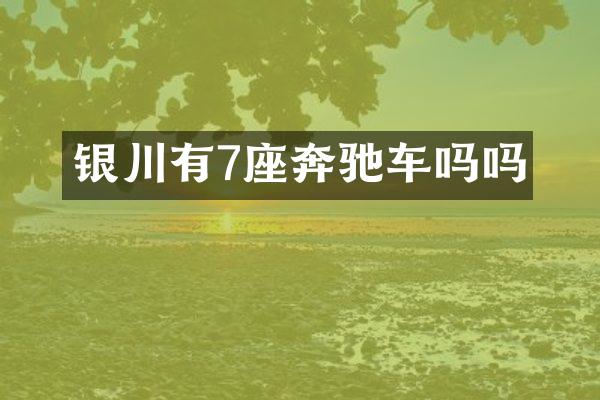 银川有7座奔驰车吗吗