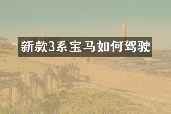 新款3系宝马如何驾驶