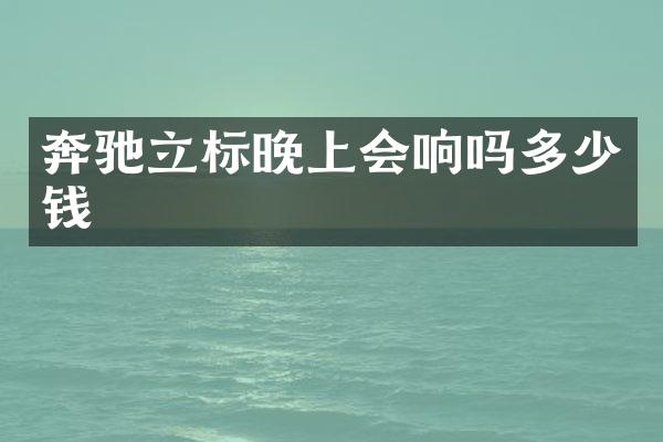 奔驰立标晚上会响吗多少钱