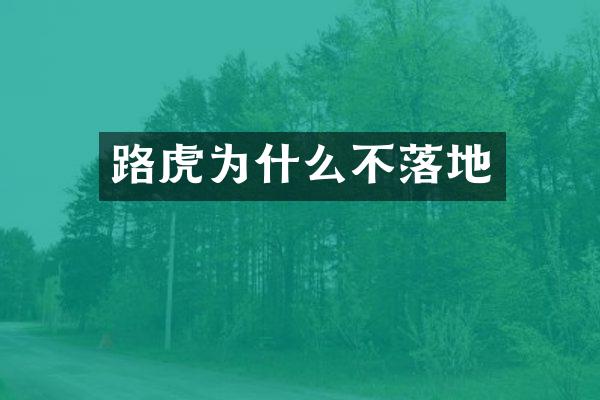 路虎为什么不落地
