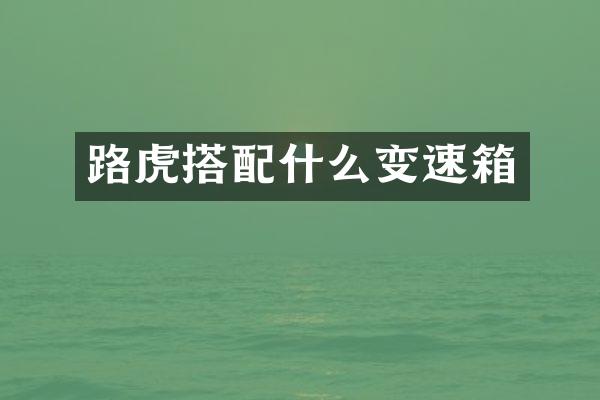 路虎搭变速箱