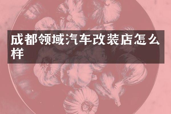 成都领域汽车改装店怎么样