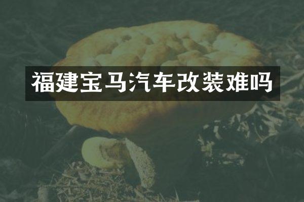 福建宝马汽车改装难吗